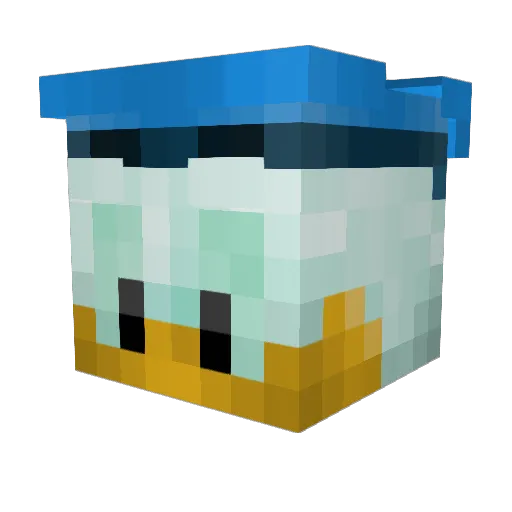 jacklionfist Minecraft avatar head, 3D render