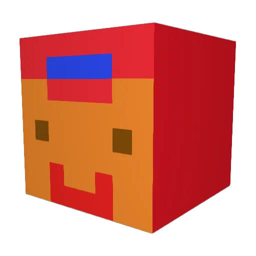 jacklpro99 Minecraft avatar head, 3D render