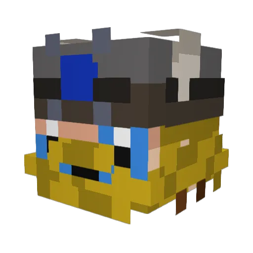 jackmoney132 Minecraft avatar head, 3D render