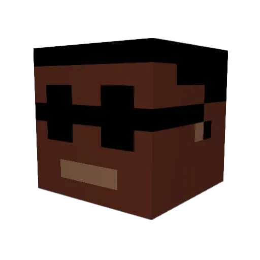 jackmurray999 Minecraft avatar head, 3D render