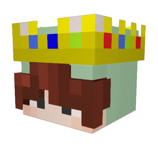 jacko070002 Minecraft avatar head, 3D render