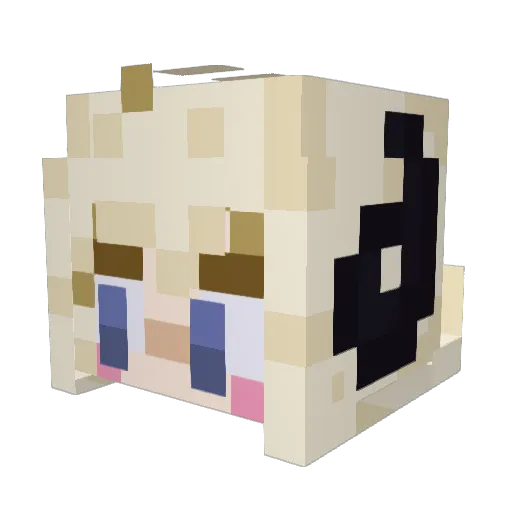 jackof0 Minecraft avatar head, 3D render