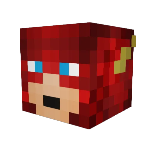 jackolly1 Minecraft avatar head, 3D render