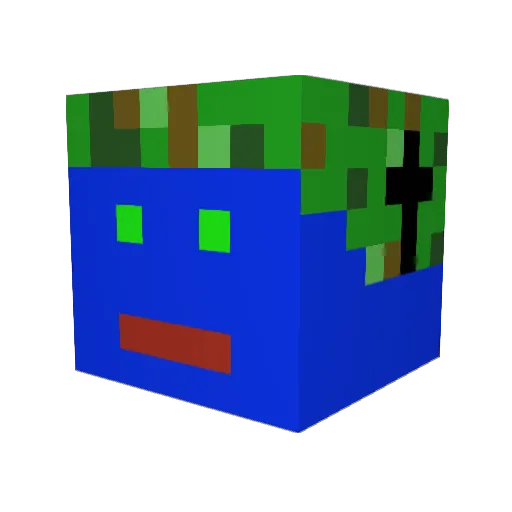 jackoshay Minecraft avatar head, 3D render