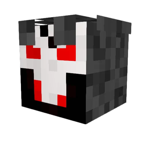jackpond5 Minecraft avatar head, 3D render