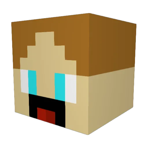 jackpot522 Minecraft avatar head, 3D render