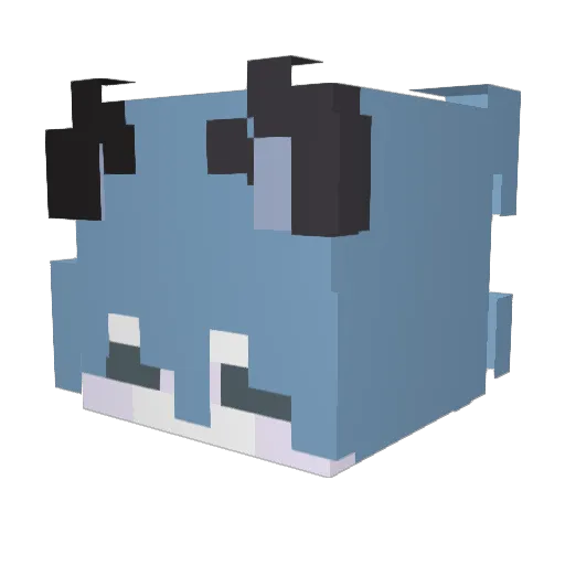 jackpottttttttt Minecraft avatar head, 3D render