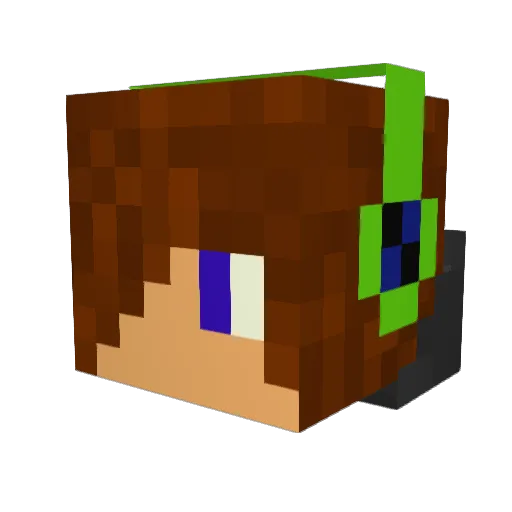 jackray37 Minecraft avatar head, 3D render