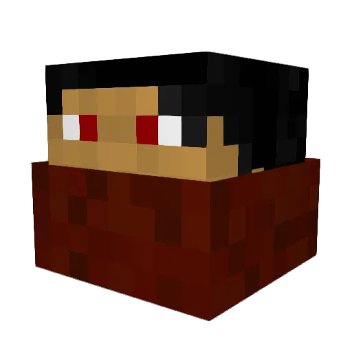 jacks99 Minecraft avatar head, 3D render