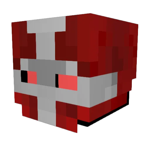 jackson38 Minecraft avatar head, 3D render
