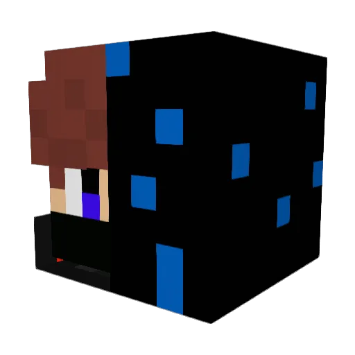 jackson5238 Minecraft avatar head, 3D render