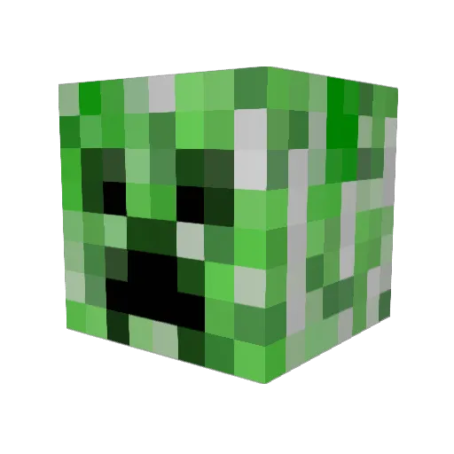 jackson_awesome Minecraft avatar head, 3D render
