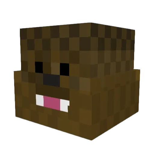 jacksonantle Minecraft avatar head, 3D render