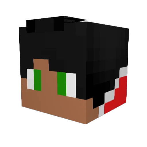 jacksonxl12 Minecraft avatar head, 3D render