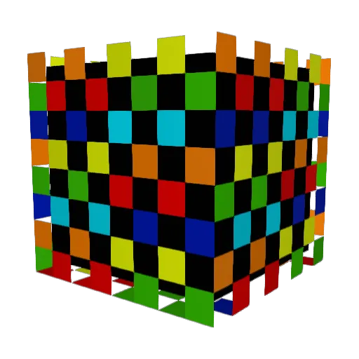 jackstanding Minecraft avatar head, 3D render