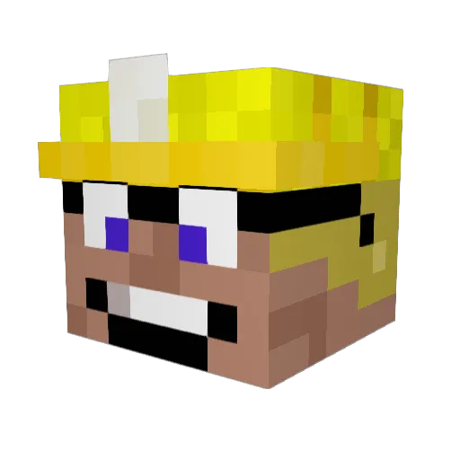jacksthe3rdbest Minecraft avatar head, 3D render