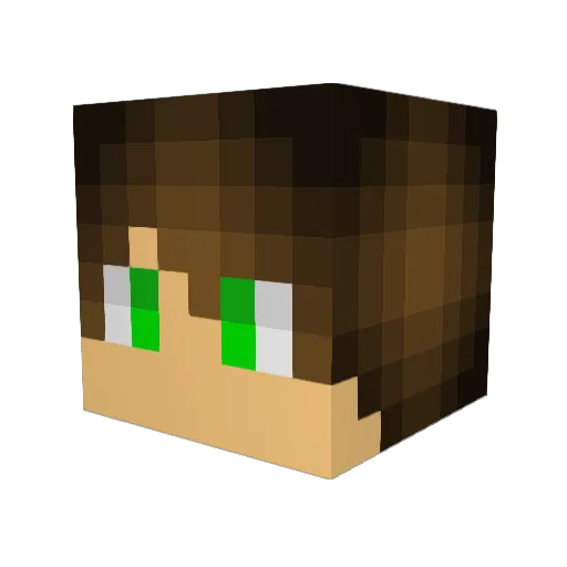 jacksty3299 Minecraft avatar head, 3D render