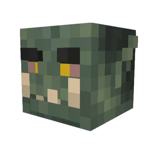 jacksuper3 Minecraft avatar head, 3D render