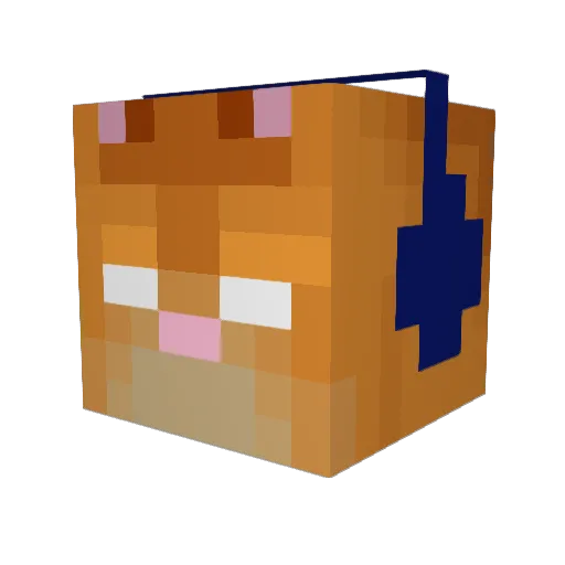 jackthecat1 Minecraft avatar head, 3D render