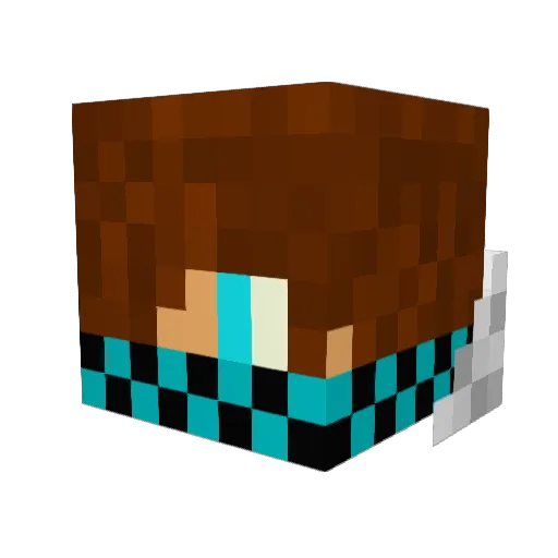 jackthekangoroo Minecraft avatar head, 3D render