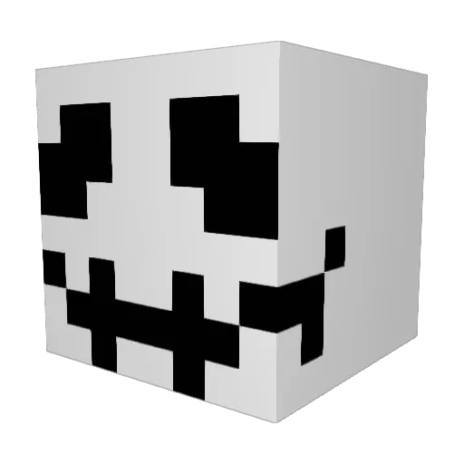 jacktheking007 Minecraft avatar head, 3D render