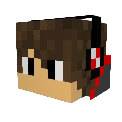 jacktheman2002 Minecraft avatar head, 3D render