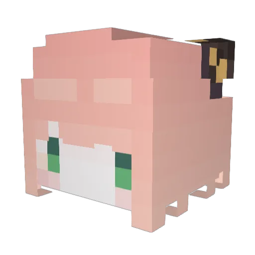 jacktsai9487 Minecraft avatar head, 3D render