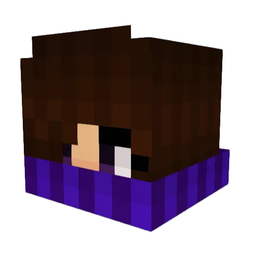 jacky030501 Minecraft avatar head, 3D render