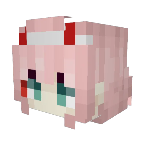 jacky6151 Minecraft avatar head, 3D render