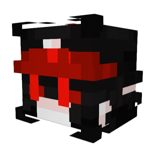 jacky_mari3 Minecraft avatar head, 3D render