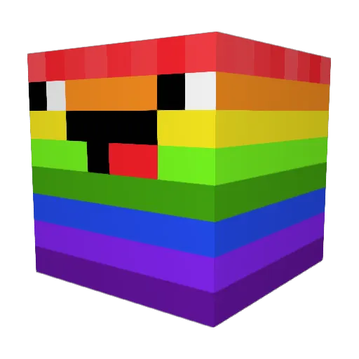 jackystan Minecraft avatar head, 3D render