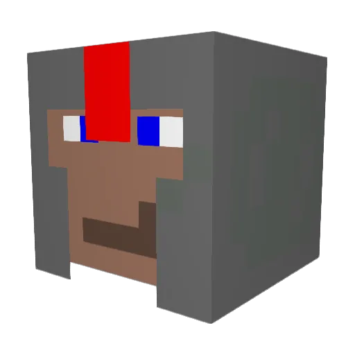 jaco2407 Minecraft avatar head, 3D render
