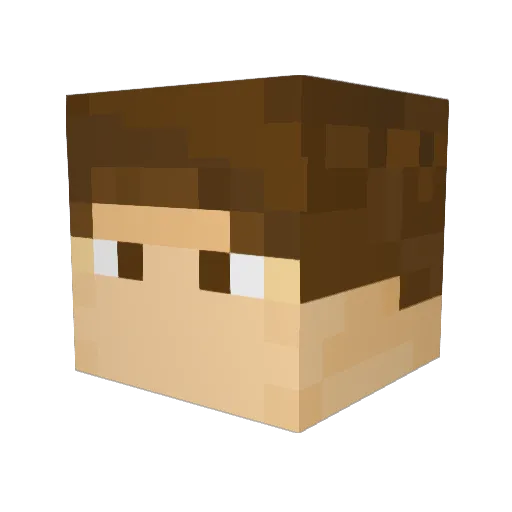 jacobannafindus Minecraft avatar head, 3D render