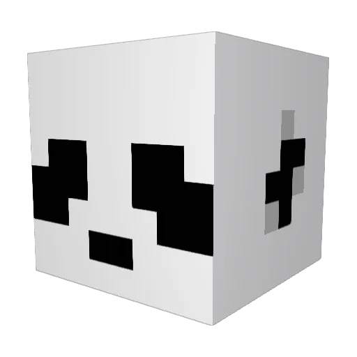 jacobcdx Minecraft avatar head, 3D render