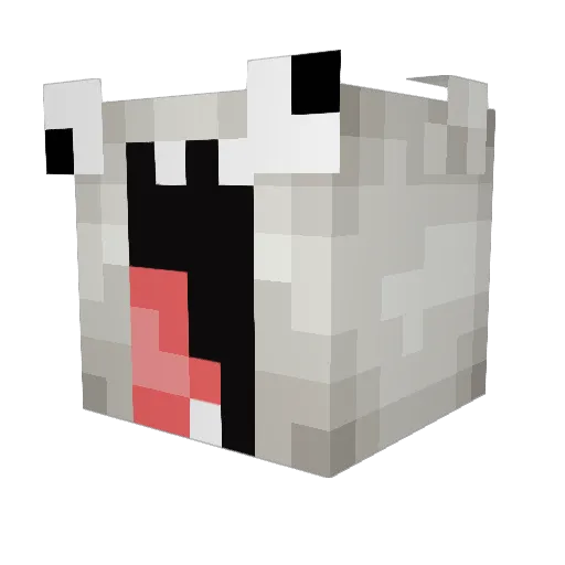 jacobeandreasen Minecraft avatar head, 3D render