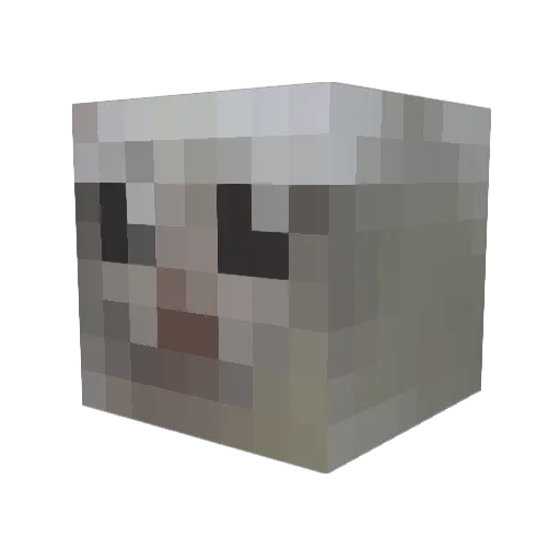 jacobie073 Minecraft avatar head, 3D render