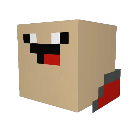 jacobjacobjacob Minecraft avatar head, 3D render