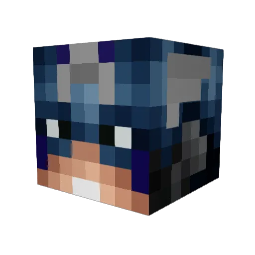 jacobnovak1 Minecraft avatar head, 3D render
