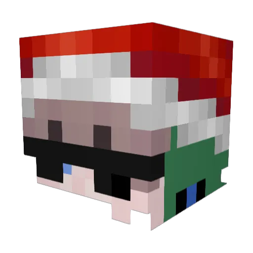 jacobsausage905 Minecraft avatar head, 3D render