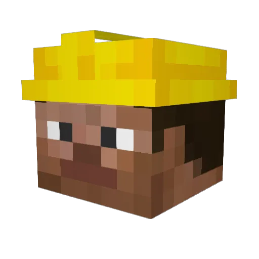 jacobswifty Minecraft avatar head, 3D render