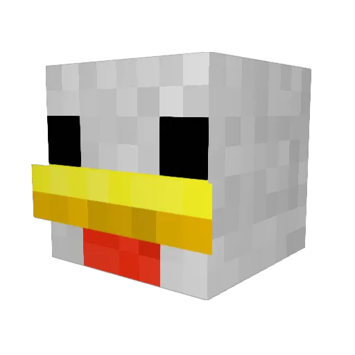 jacobtl Minecraft avatar head, 3D render