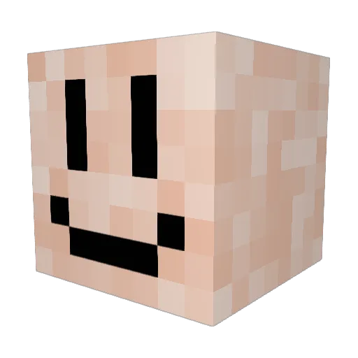 jacobusgerrits Minecraft avatar head, 3D render