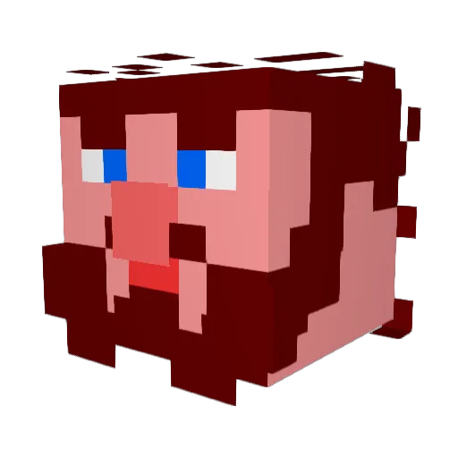 jacova Minecraft avatar head, 3D render