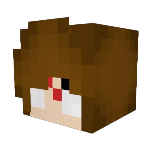 jacqueline1760 Minecraft avatar head, 3D render