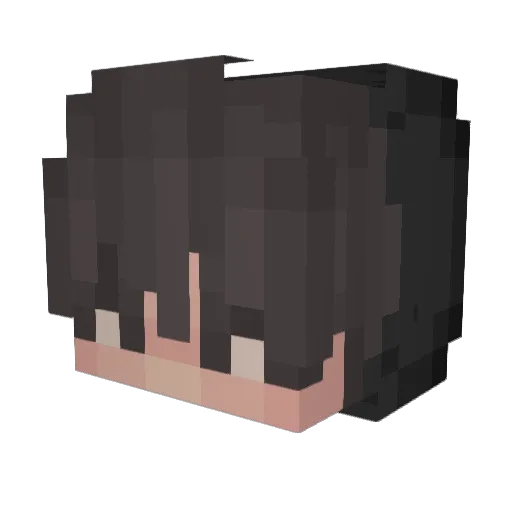 jacxxion Minecraft avatar head, 3D render
