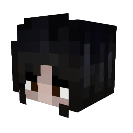 jadasanaa Minecraft avatar head, 3D render