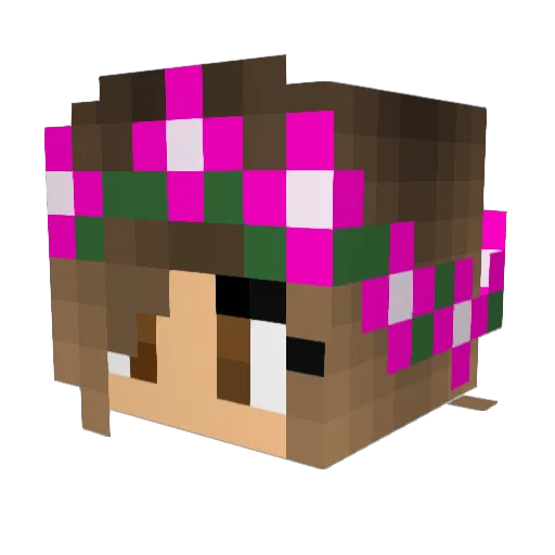 jadaxo Minecraft avatar head, 3D render
