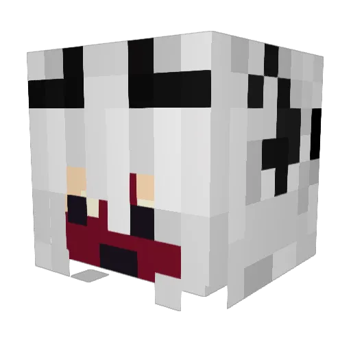 jade021 Minecraft avatar head, 3D render