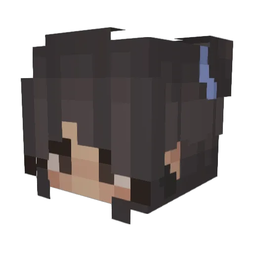 jade_plaz Minecraft avatar head, 3D render