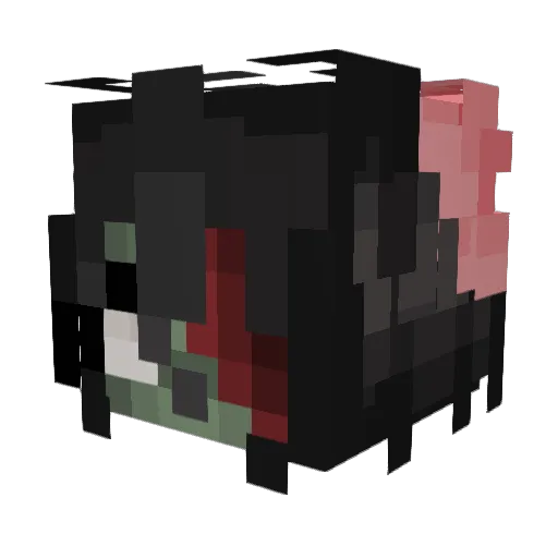 jadebuckley Minecraft avatar head, 3D render